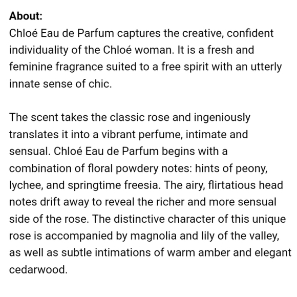 NEW! Chloe Eau de Parfum, 2.5oz - Picture 6 of 10